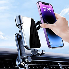 Universal Car Dashboard Mount Clip Cell Phone Holder Cradle JD3 for Oppo Reno11 5G Black