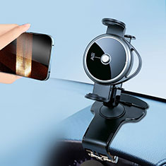 Universal Car Dashboard Mount Clip Cell Phone Holder Cradle N03 for Apple iPhone SE 2020 Black
