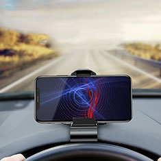 Universal Car Dashboard Mount Clip Cell Phone Holder Cradle T01 for Alcatel 3V Black