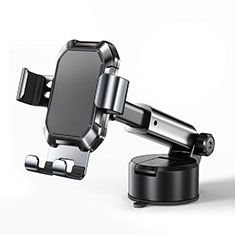 Universal Car Suction Cup Mount Cell Phone Holder Cradle BS7 for Oppo A78 4G Black