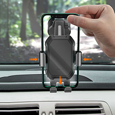 Universal Car Suction Cup Mount Cell Phone Holder Cradle BS8 for Motorola Moto One Zoom Black