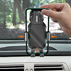 Universal Car Suction Cup Mount Cell Phone Holder Cradle BS8 for Samsung Galaxy S25 5G Black
