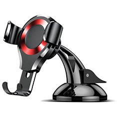 Universal Car Suction Cup Mount Cell Phone Holder Cradle H01 for Samsung Galaxy S23 Ultra 5G Red