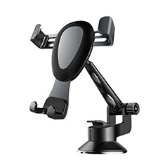 Universal Car Suction Cup Mount Cell Phone Holder Cradle H02 for Alcatel 3 Black