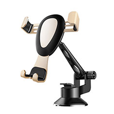 Universal Car Suction Cup Mount Cell Phone Holder Cradle H02 for Apple iPhone SE3 2022 Gold