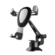 Universal Car Suction Cup Mount Cell Phone Holder Cradle H02 for Samsung Galaxy J5 2016 J510FN J5108 Silver
