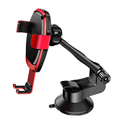 Universal Car Suction Cup Mount Cell Phone Holder Cradle H10 for Alcatel 1 Red