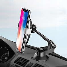 Universal Car Suction Cup Mount Cell Phone Holder Cradle H10 for Alcatel 1 Silver