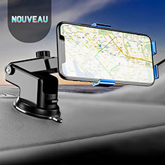 Universal Car Suction Cup Mount Cell Phone Holder Cradle H15 Blue