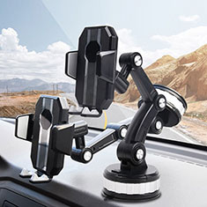 Universal Car Suction Cup Mount Cell Phone Holder Cradle JD1 for Huawei Enjoy 20 Plus 5G Black