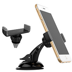 Universal Car Suction Cup Mount Cell Phone Holder Cradle M08 Gray