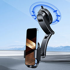 Universal Car Suction Cup Mount Cell Phone Holder Cradle N01 for Oppo A18 Black