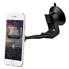 Universal Car Suction Cup Mount Cell Phone Holder Stand M01 for Alcatel 3 Black