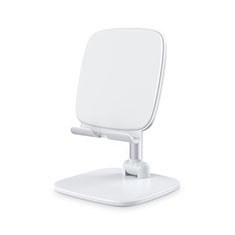 Universal Cell Phone Stand Smartphone Holder for Desk K05 for Motorola MOTO G52 White
