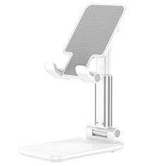 Universal Cell Phone Stand Smartphone Holder for Desk K14 for Oppo A2m 5G White