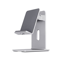 Universal Cell Phone Stand Smartphone Holder for Desk K23 for Oppo Reno8 Z 5G Silver