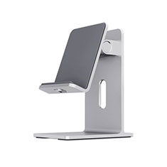 Universal Cell Phone Stand Smartphone Holder for Desk K23 for Vivo Y11s Silver