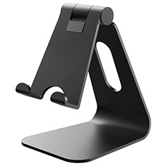 Universal Cell Phone Stand Smartphone Holder for Desk K24 for Motorola Moto G42 Black