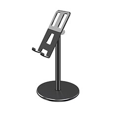 Universal Cell Phone Stand Smartphone Holder for Desk K26 for Alcatel 3 Black
