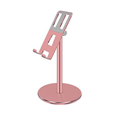 Universal Cell Phone Stand Smartphone Holder for Desk K26 for Oppo Reno6 Pro 5G India Rose Gold