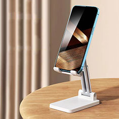 Universal Cell Phone Stand Smartphone Holder for Desk N08 for Oppo Reno10 5G White