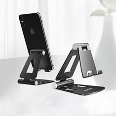 Universal Cell Phone Stand Smartphone Holder for Desk N09 for Motorola Moto E40 Black
