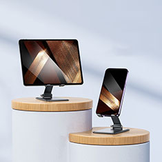 Universal Cell Phone Stand Smartphone Holder for Desk N10 for Motorola Moto G200 5G Black