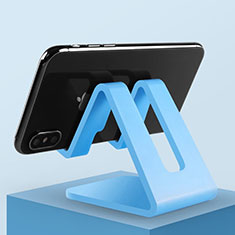 Universal Cell Phone Stand Smartphone Holder N01 for Motorola Moto G60s Blue