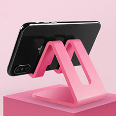 Universal Cell Phone Stand Smartphone Holder N01 for Motorola Moto Edge S 5G Hot Pink