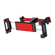 Universal Fit Car Back Seat Headrest Cell Phone Mount Holder Stand B02 for Oppo Reno8 Z 5G Red