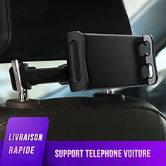 Universal Fit Car Back Seat Headrest Cell Phone Mount Holder Stand for Oppo Reno6 Pro 5G India Black