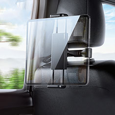 Universal Fit Car Back Seat Headrest Cell Phone Mount Holder Stand BS3 for Motorola Moto G30 Black