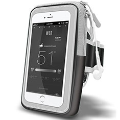 Universal Gym Sport Running Jog Arm Band Strap Case A02 for Samsung Galaxy A30 Black