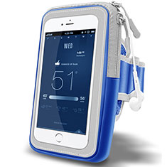 Universal Gym Sport Running Jog Arm Band Strap Case A02 for Apple iPod Touch 5 Blue