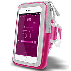 Universal Gym Sport Running Jog Arm Band Strap Case A02 Hot Pink