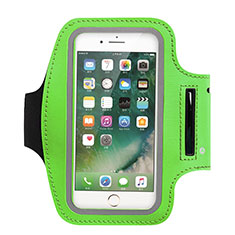 Universal Gym Sport Running Jog Arm Band Strap Case B02 for Vivo V20 SE Green