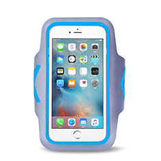 Universal Gym Sport Running Jog Arm Band Strap Case B15 for Oppo A2x 5G Sky Blue