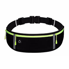 Universal Gym Sport Running Jog Belt Loop Strap Case L01 for Alcatel 3 2019 Black