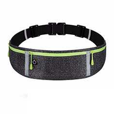 Universal Gym Sport Running Jog Belt Loop Strap Case L01 for Motorola Moto One Zoom Dark Gray