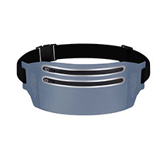 Universal Gym Sport Running Jog Belt Loop Strap Case L07 for Sony Xperia Z1 L39h Gray