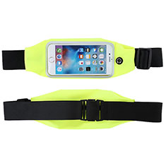 Universal Gym Sport Running Jog Belt Loop Strap Case L10 for Oppo A58x 5G Green