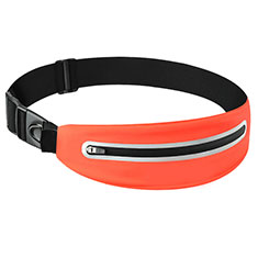 Universal Gym Sport Running Jog Belt Loop Strap Case L11 for Apple iPhone 14 Plus Orange