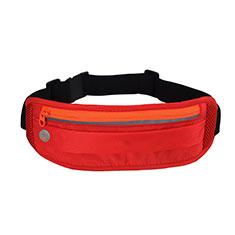Universal Gym Sport Running Jog Belt Loop Strap Case S01 for Sony Xperia XA F3111 2016 Red