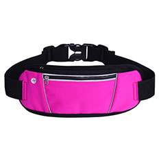 Universal Gym Sport Running Jog Belt Loop Strap Case S02 for Oppo Reno6 Pro 5G Hot Pink