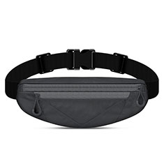 Universal Gym Sport Running Jog Belt Loop Strap Case S05 for Apple iPhone 5C Dark Gray