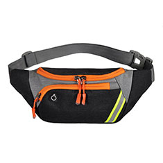 Universal Gym Sport Running Jog Belt Loop Strap Case S19 for Oppo Reno9 Pro+ Plus 5G Black