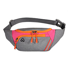 Universal Gym Sport Running Jog Belt Loop Strap Case S19 for Alcatel 1C 2019 Gray