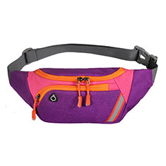Universal Gym Sport Running Jog Belt Loop Strap Case S19 for Google Pixel 5 XL 5G Purple