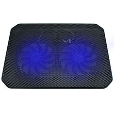 Universal Laptop Stand Notebook Holder Cooling Pad USB Fans 9 inch to 16 inch M20 for Apple MacBook Air 11 inch Black