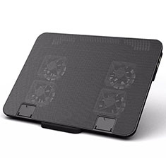 Universal Laptop Stand Notebook Holder Cooling Pad USB Fans 9 inch to 16 inch M21 for Huawei MateBook X Pro (2020) 13.9 Black